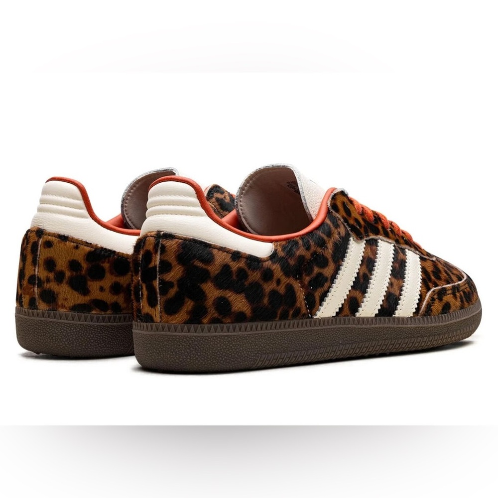 Adidas Samba OG Preloved Red Leopard JI2734 Women's Sneakers  Cheetah Pack - Picture 7 of 11